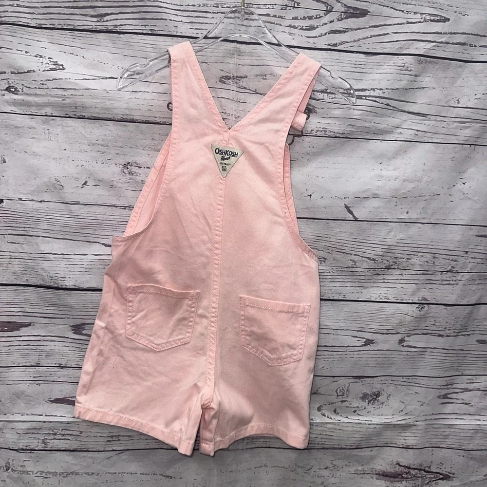 Oshkosh B’Gosh Girls Pink Shortalls Size 3T